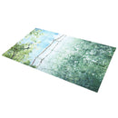 3x5ft Green Trees Field Garden Nature Scenery Graphic Printed Wall Mural Vi I4P5