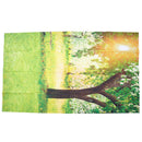 3x5ft Green Trees Forest Field Garden Nature Scenery Graphic Printed Wall M C4S8