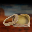 Reptile Food Bowl Tortoise Box Basin Crawling Pet Box Dish Lizard Horn Frog Guarding The Radiant Breeding Box Pet