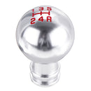 Universal 5 Speed Car Aluminum Alloy Gear Shift Knob Round Ball Shape