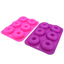 2pcs Donut Bagel Silicone Mold Cake Cookie Cheesecake Baking Non-Stick Mould