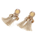 Bohemian Drop Alloy Wafer Tassel Earrings for Women Fashion Jewelry Women S F5G9