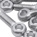 M6 x 20mm 304 Stainless Steel Machinery Shoulder Lifting Eye Bolt 30 Pcs P2L6