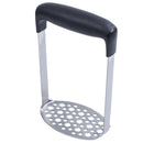 Stainless Steel Potato Masher with Broad and Ergonomic Horizontal Handle â€“