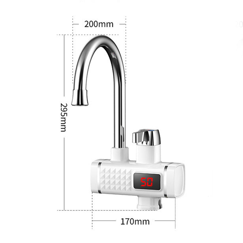 3000W 220V Electric Faucet Instant Tap Heater Rapid Heat Hot Water With Display