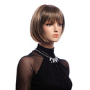 12 Inch Short Straight KANEKALON Full Wig Elegant Bobo Synthetic Wigs Net