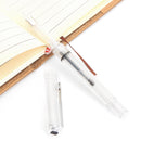 Transparent Fountain Pen 0.5mm Fine Nib Steel Ink Pens For Office Supplies School Gift Supplies