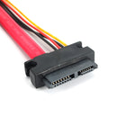 30cm Sata 7+6 pin Male to Female Notebook Hard Disk Drive Converter Extension Cable