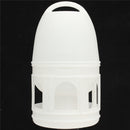 3L White Plastic Drinker Pigeons Birds Accessories Feed Suppliers Automatic Waterer w/ Handle