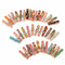 50 Pcs Cute Painted Wooden Mini Craft Pegs Cloth Photo Picture Hanging Spring Clips Clothespin