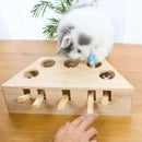 Cat Toys Hamster Machine Funny Cat Toy Solid Wood Pet Supplies Whac-A-Mole Mouse