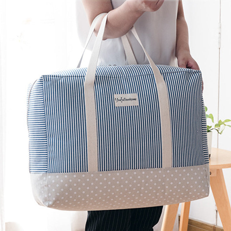 Thick Cotton Linen Clothing Quilts Storage Bag Quilt Washable Finishing Bag Storage Box