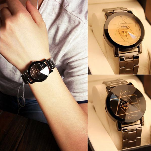 Fashion Gear Wheel Men Quartz Watch Creative Irregular Pattern Dial Watch