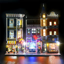 Universal DIY LED Light Lamp Post Lantern For Lego Street Building Shop Model