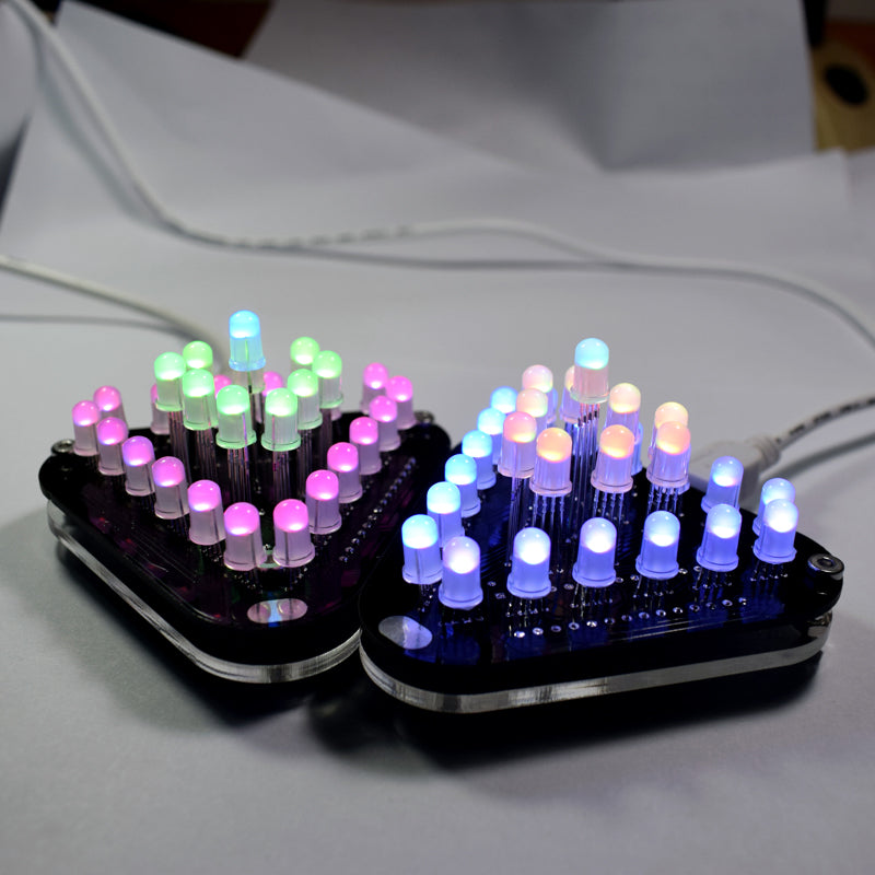 Geekcreit DIY Touch Control RGB Full Color 5MM LED Triangular Pyramid Kit