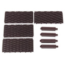 DIY Raised Garden Bed Planter Kit Flower Assembly Square Box Planting Grow Box 4 Side Panel w/ 4 Stakes