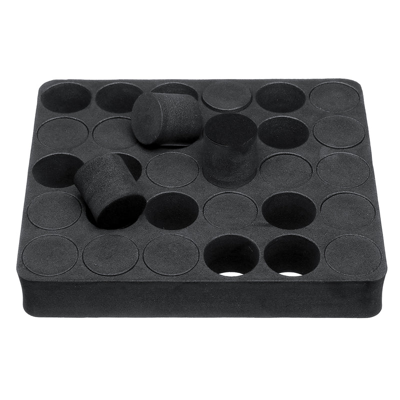 30 Compartments Essential Oil Storage Case PU Leather Portable Travel Bottle Organizer Collecting Bag