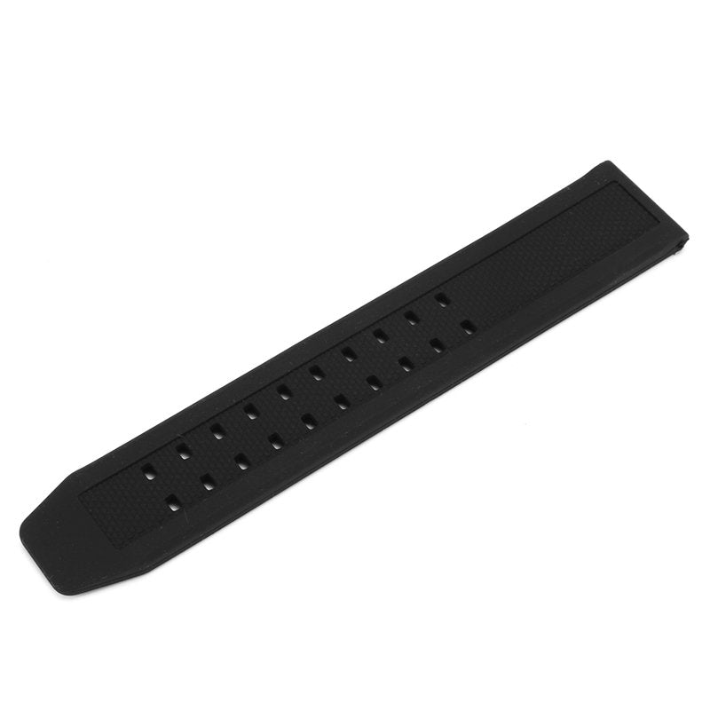 Replacement Rubber Wristwatch Band Watch Strap for Luminox 23mm FP.L.ES w/Buckle