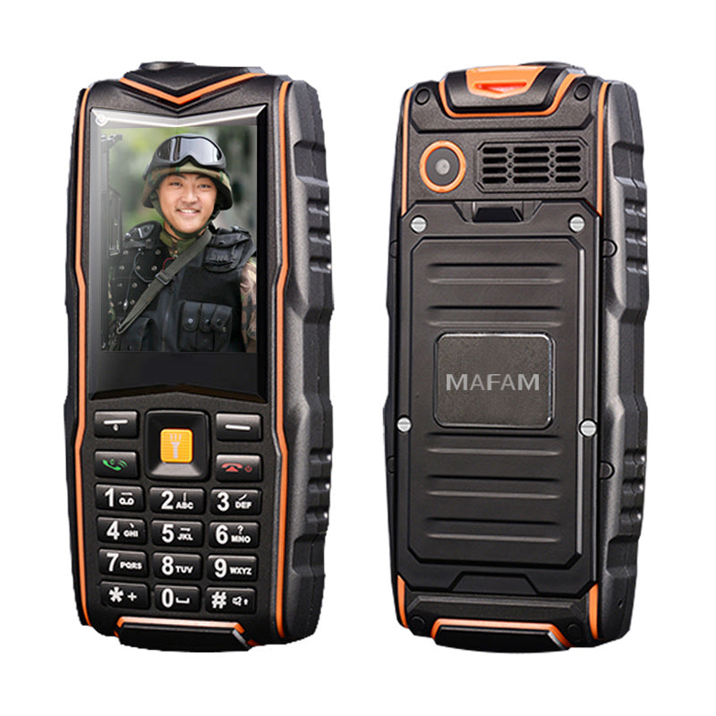 MAFAM V3 5200mAh IP67 Waterproof Power Bank Dual SIM Cards Feature Phone