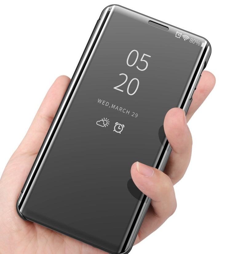 Bakeey Plating Mirror Window Shockproof Flip Full Cover Protective Case for Xiaomi Mi Note 3
