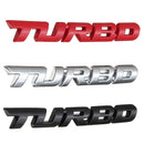 Turbo 3D Metal Car Decals Lettering Badge Sticker for Auto Body Rear Tailgate