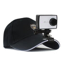 TELESIN Aluminum Backpack Clip Cap Hat Clip Stand with Mount for GoPro Hero/Session SJCAM Yi Camera