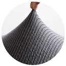 Honana WX-880 Elegant Knit Jacquard Stretch Dining Room Chair Slipcovers Chair Protector Cover Home