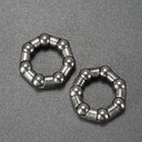 BIKIGHT 2 x Bicycle Rear Wheel Axle 1/4Inch x 7 Ball Bearing Cages Pair MTB Bike Accessory