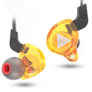 QKZ AK6 Copper Driver HiFi Sport Earphone Noise Cancelling Music In-ear Earbuds for IOS Android
