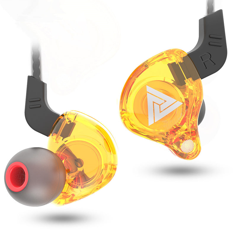 QKZ AK6 Copper Driver HiFi Sport Earphone Noise Cancelling Music In-ear Earbuds for IOS Android