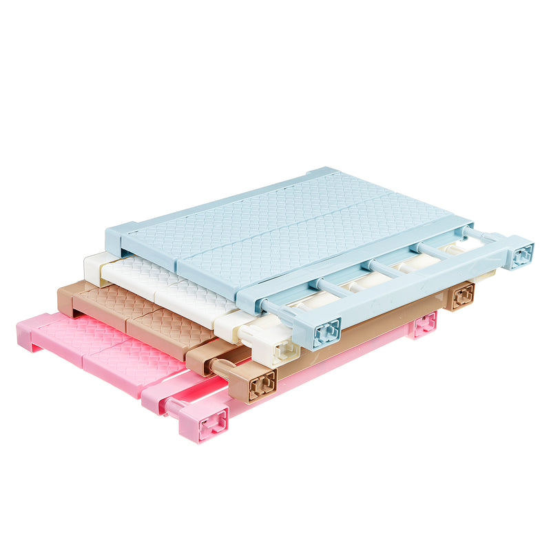 Adjustable Wardrobe Closet Organizer Storage Shelf Wall Mounted Space Saving Rack