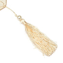 Pastoral Flower Table Runner Tablecloth Desk Cover With Tassel Wedding Festival Decor