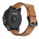 22mm Genuine Leather Watch Band Lack of Angle Watch Strap for Xiaomi Amazfit 2 Smart Watch
