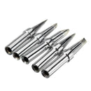 5Pcs Universial Lead Free Soldering Iron Tips for 5mm Diameter WELLER Soldering Iron Station