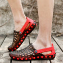 Men Closed Toe Hole Breathable Waterproof Beach Sandals Soft Garden Shoes