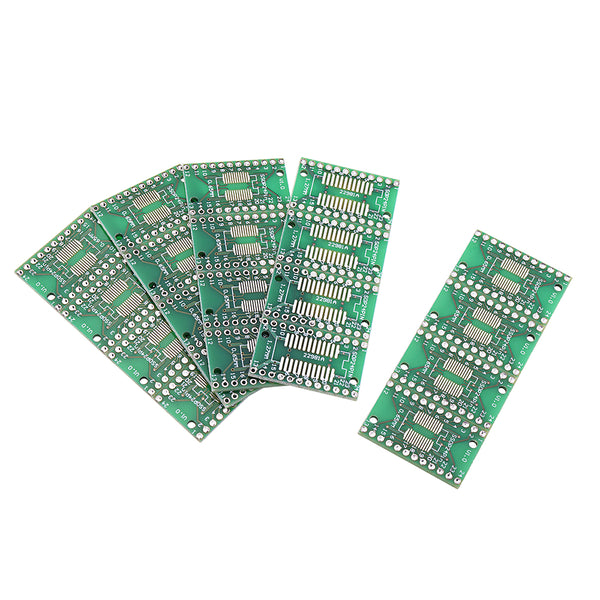 20pcs SOP24 SSOP24 TSSOP24 To DIP24 PCB SMD DIP/Adapter Plate Pitch 0.65/1.27mm PCB Board