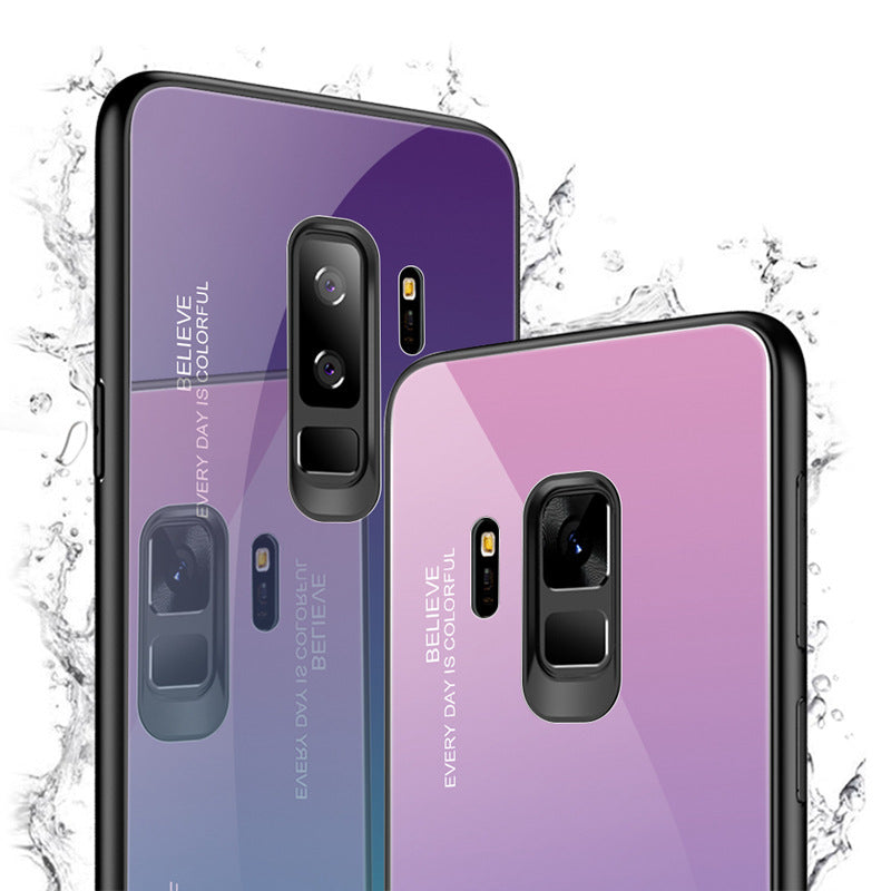 Bakeey Gradient Tempered Glass Protective Case For Samsung Galaxy Note 9/Note 8/S9/S9 Plus/S8/S8 Plus