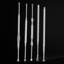 Stainless Steel Spiral Ear Pick Spoon Double Head Digging Suit Tool Manual Massager