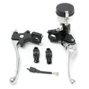Pair 22mm 7/8inch Motorcycle Handlebar Hydraulic Brake Master Cylinder Clutch Lever