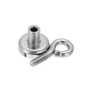 Effetool 10pcs 16mmx30mm 5kg Neodymium Recovery Magnet Metal Detector Claw Hook Magnet