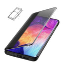 Bakeey Smart Sleep Window View Stand Flip PU Leather Protective Case for Samsung Galaxy A70 2019
