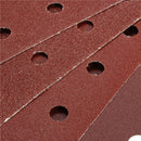10pcs 115mm x 230mm 14 Holes Abrasive Sanding Paper 60/80/120/240 Grit Sand Paper