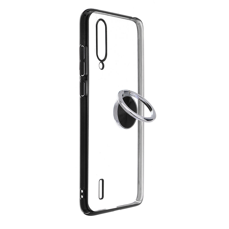 Bakeey Plating Transparent Ultra-thin with Finger Ring Holder Shockproof PC Protective Case for Xiaomi Mi9 Mi 9 Lite / Xiaomi Mi CC9