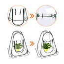 Foldable Greenhouse Kit Clear PVC Cover Flower Mini Gardening Plant Planting Grow Box