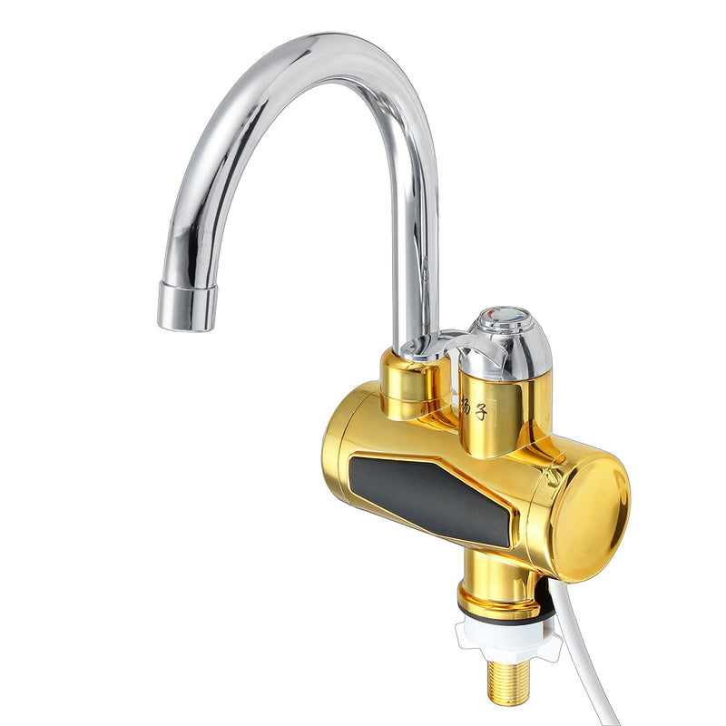 220V 3000W Temperature Display Instant Hot Water Faucet for Bathroom Kitchen