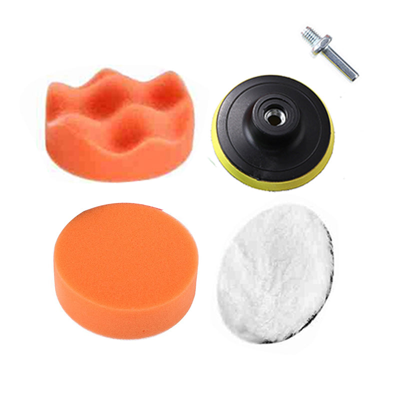 3 Inch Polishing Sponge Waxing Buffing Pad Kit Compound Car Polisher Wash