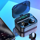 TWS True Wireless bluetooth 5.0 Earbuds Smart Touch 2200mAh Power Bank Stereo Sports Earphone with Mic