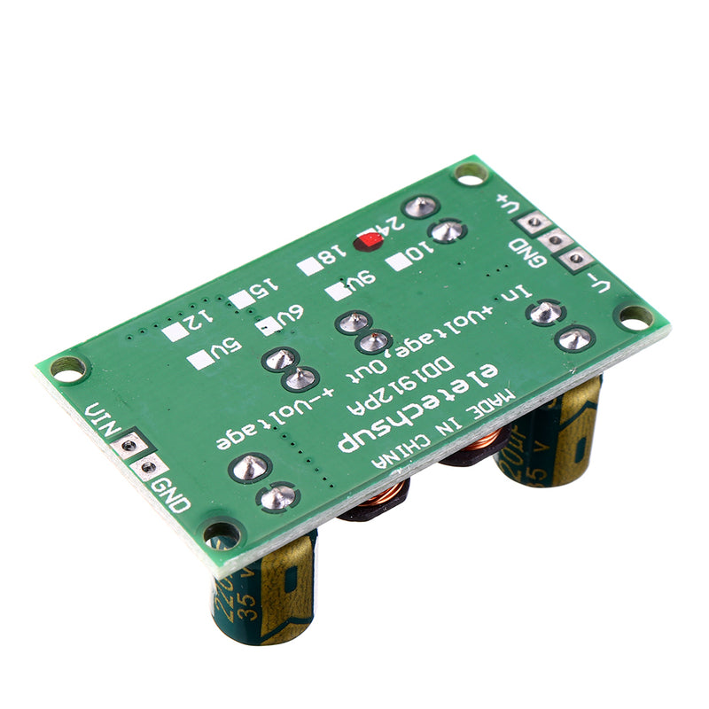 3pcs 2 in 1 8W 3-24V to 15V Boost-Buck Dual Voltage Power Supply Module for ADC DAC LCD OP-AMP Speaker