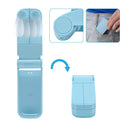 XMUND RL-FN01 5V 1W Mini Folding Double-headed USB Fan Table Desktop Electric Fan 2 Modes Wind Air Cooler Outdoor Travel