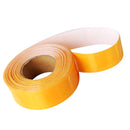 Lightweight Flexible Yellow Gloss Sew On Reflective Tape Safety Caution Tape 33ft X 1in